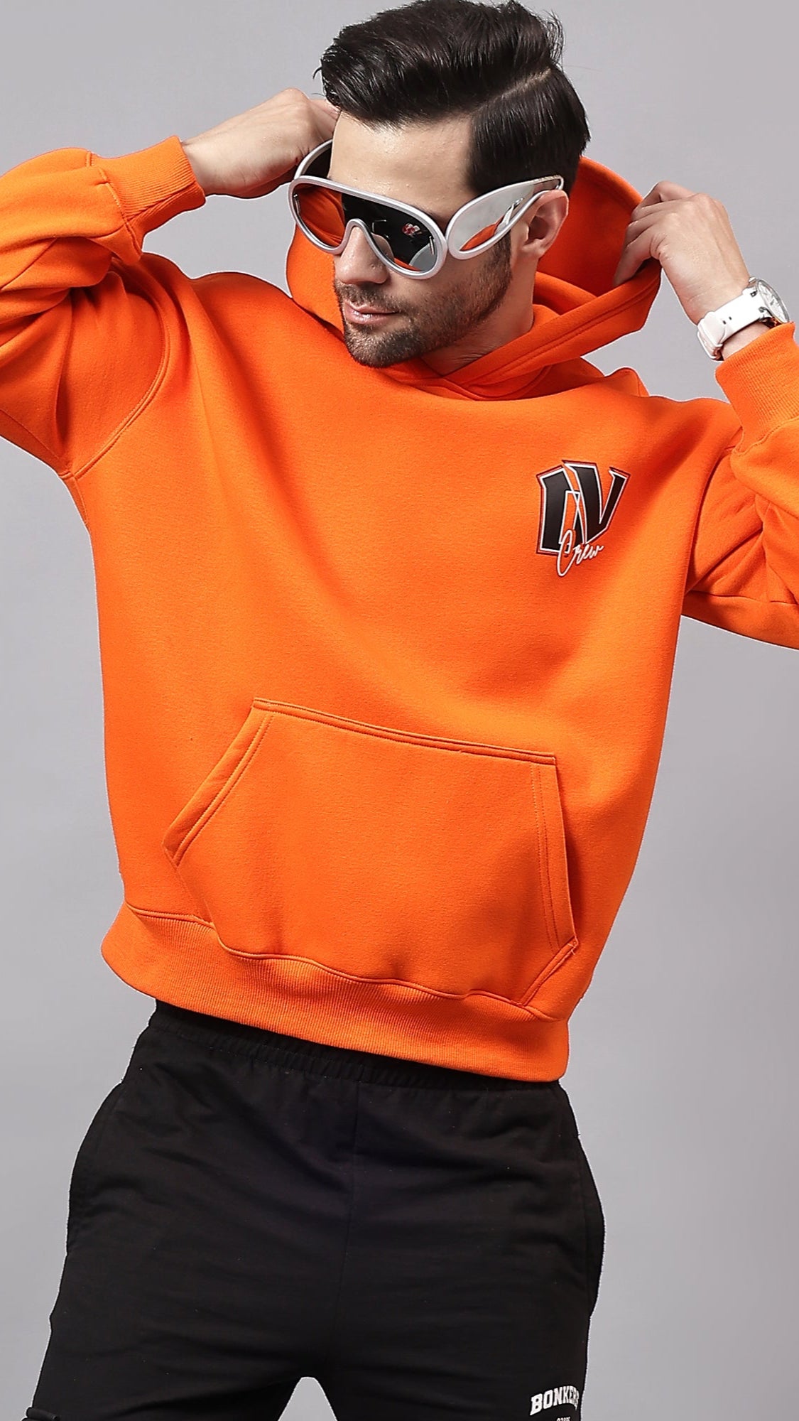 CITRUS CREW HOODIE (ORANGE)